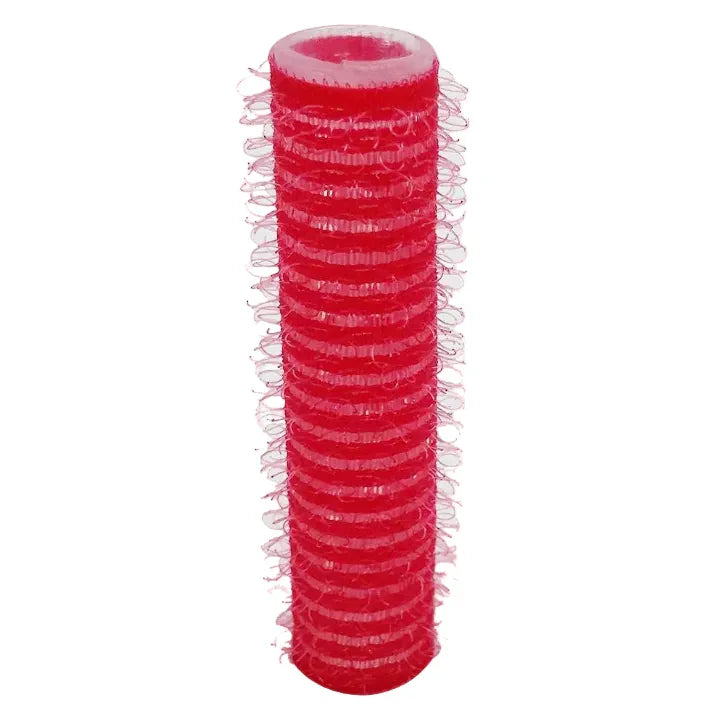 Yofeely small Velcro hair rollers size 13, red, 12 pieces