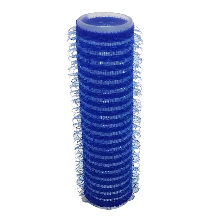 Yofeely small Velcro hair rollers size 15, blue/turquoise, 10 pieces