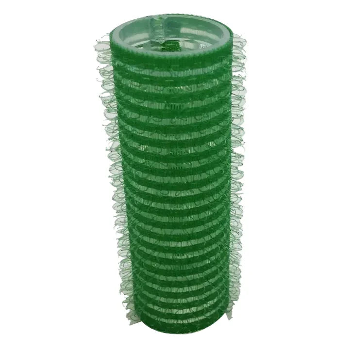 Yofeely small Velcro hair rollers size 20, green, 12 pieces