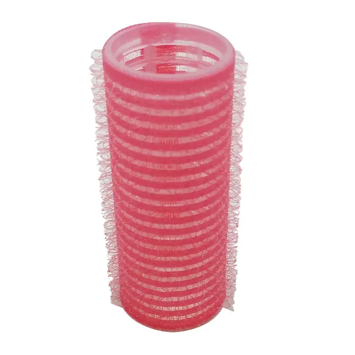 Yofeely small Velcro hair rollers size 21, pink, 10 pieces