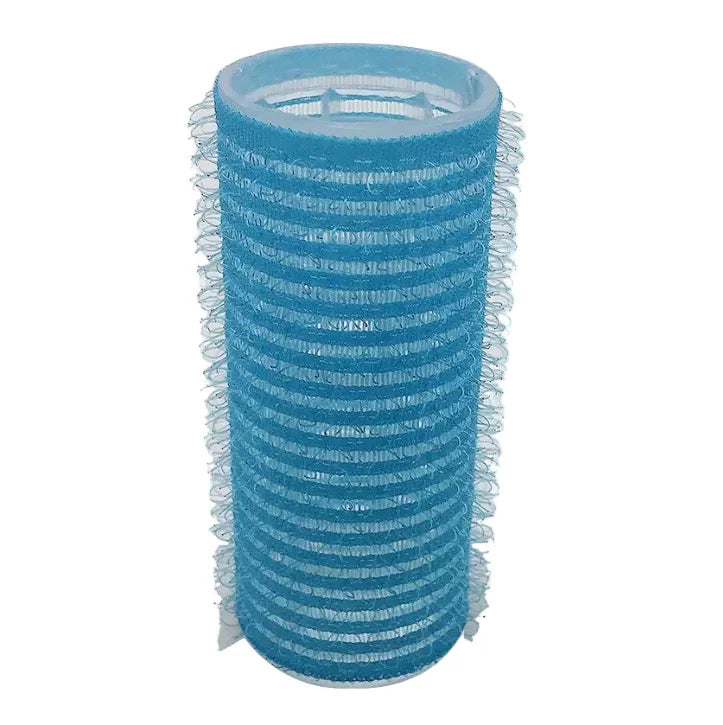 Yofeely medium Velcro hair rollers size 25, light blue/pink, 10 pieces