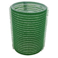 Yofeely large Velcro hair rollers size 50, green/pink, 10 pieces