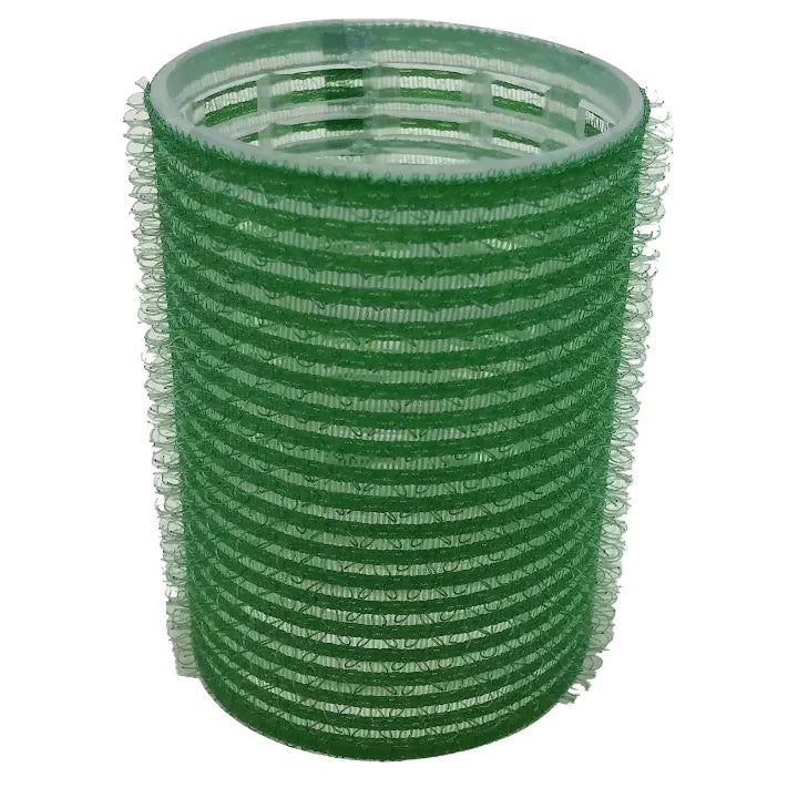 Yofeely large Velcro hair rollers size 50, green/pink, 10 pieces