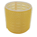 Yofeely jumbo Velcro hair rollers size 65, yellow, 6 pieces