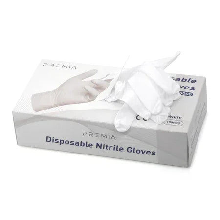 Yofeely white disposable nitrile gloves image 3