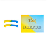 ZOLA Pair of Cosmetic Clips - Yellow and Blue by ZOLA