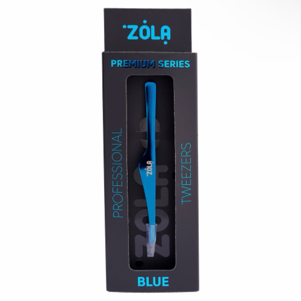 ZOLA Premium Professional Brow Tweezers - Blue by ZOLA