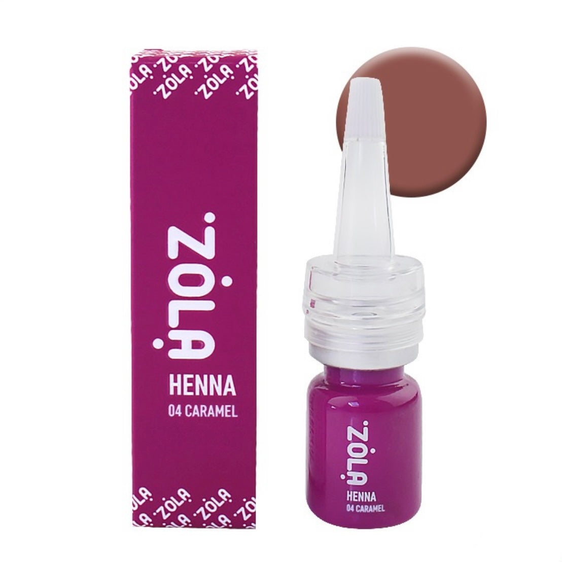 ZOLA Professional Brow Henna - Caramel Brown by ZOLA
