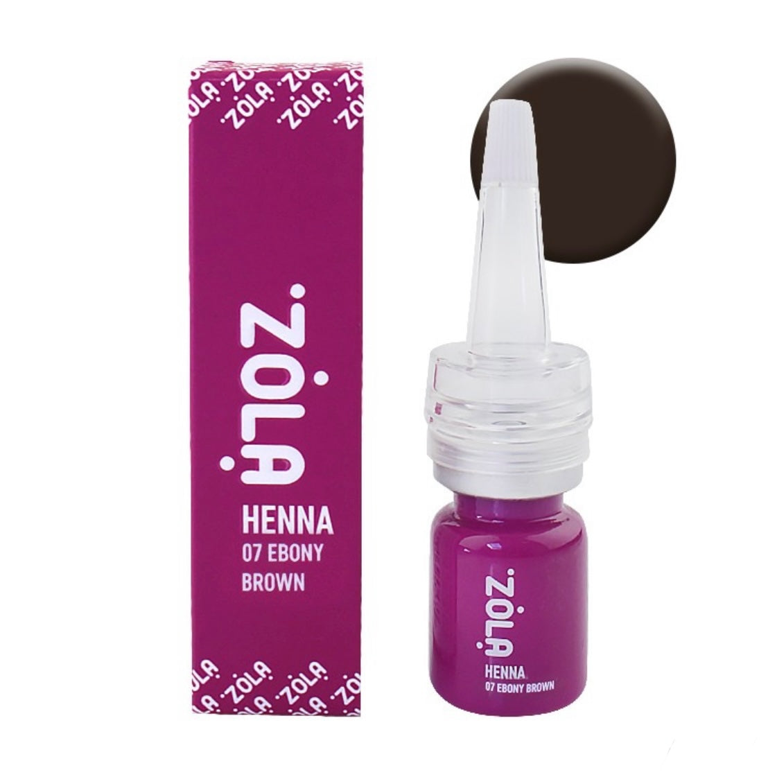 ZOLA Professional Brow Henna - Ebony Brown by ZOLA