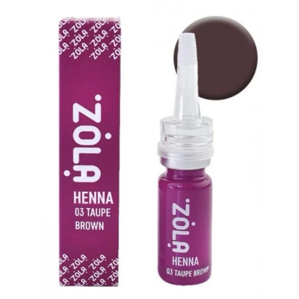 ZOLA Professional Brow Henna - Taupe Brown by ZOLA