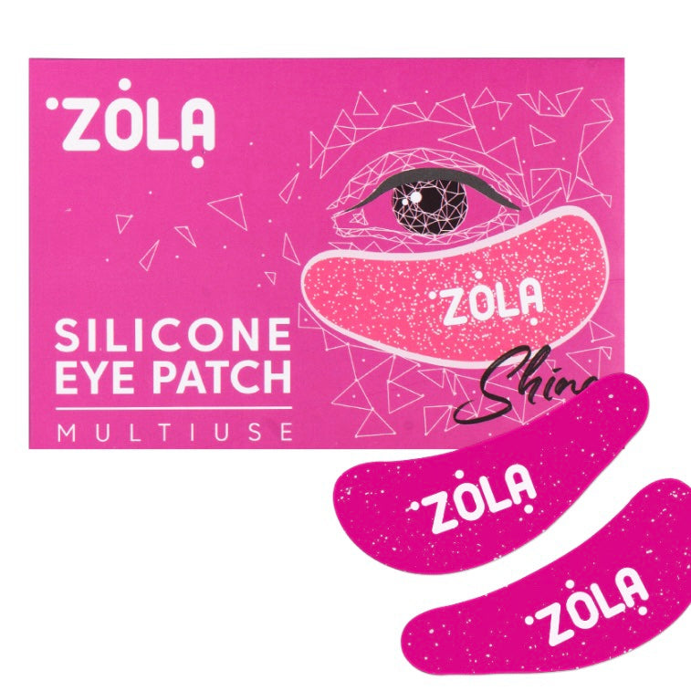 ZOLA Reusable Under-Eye Patches - Pink Glitter by ZOLA