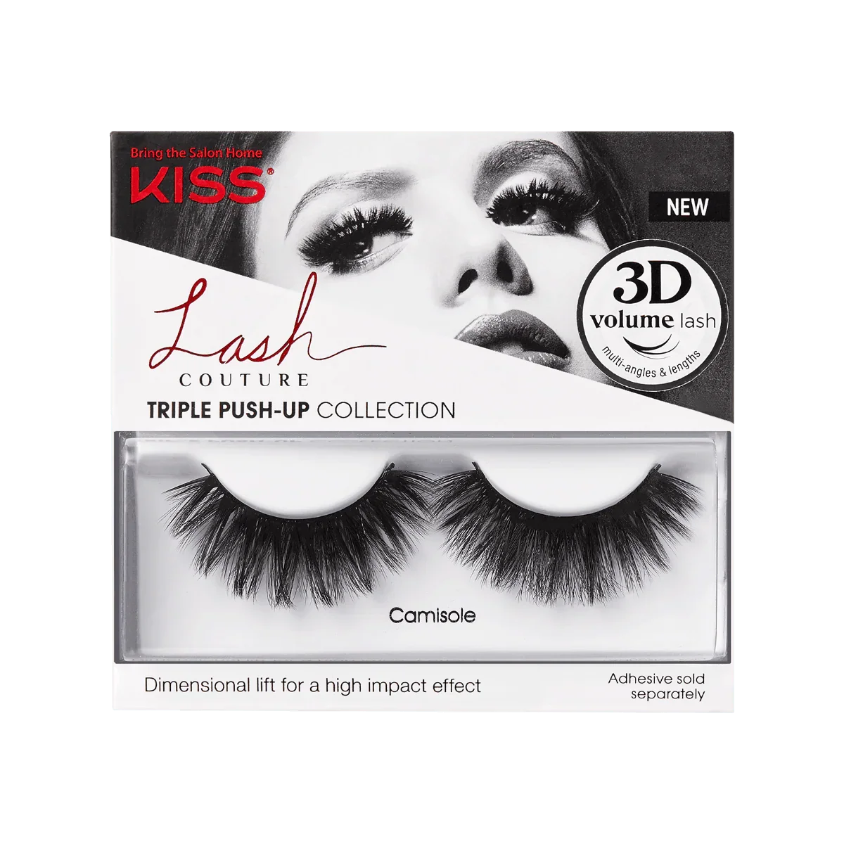 קיס ריסים מלאכותיים Couture Triple Push Up Camisole + דבק - יופילי