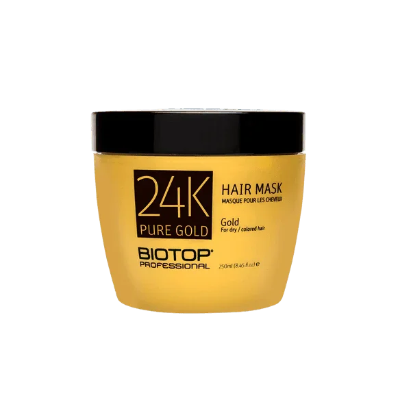 מסכת שיער Gold לשיער יבש 250 מ״ל | Biotop – תמונת אריזת המוצר