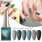 סט לק ג׳ל Green Field – ‏6 בקבוקים של 16 מ״ל | Canni – תמונת המוצר הראשית