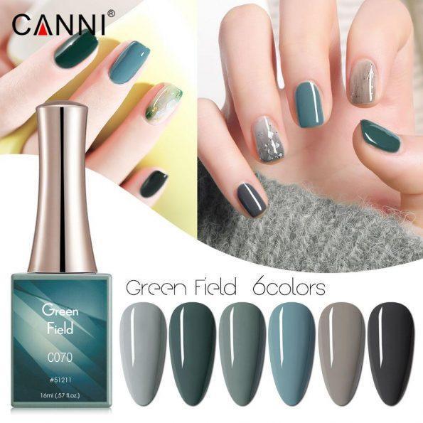סט לק ג׳ל Green Field – ‏6 בקבוקים של 16 מ״ל | Canni – תמונת המוצר הראשית