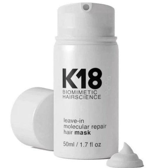 K18 מסכה ללא שטיפה לתיקון ושיקום מולקולרי של השיער 50 מ"ל - יופילי