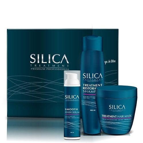ערכת טיפוח יוקרתית עם שמפו, מסכה וסרום | Silica – תמונת המוצר הראשית