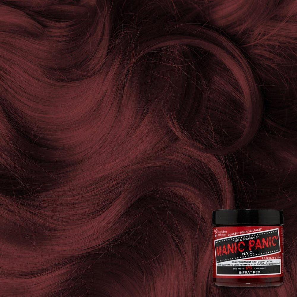 צבע שיער סמי־פרמננט Manic Panic בגוון Infra Red ‏118 מ״ל