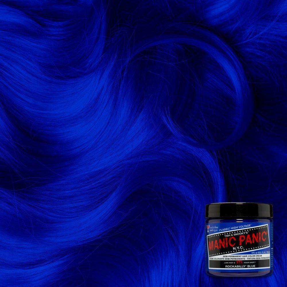 צבע שיער סמי־פרמננט Manic Panic בגוון Rockabilly Blue ‏118 מ״ל